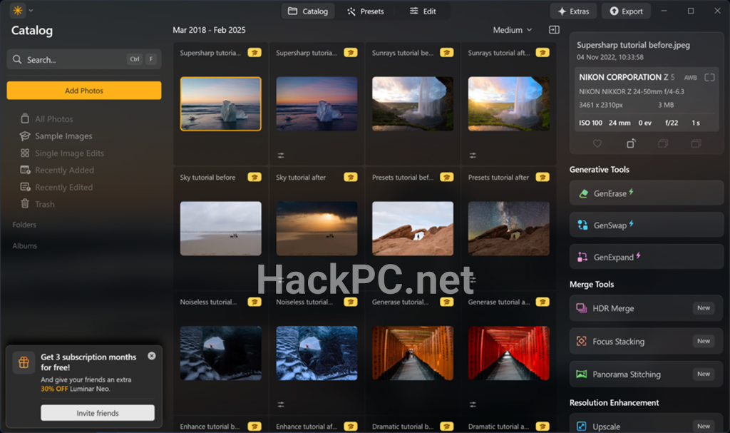 Skylum Luminar Neo 2025 Tutorials And Presets