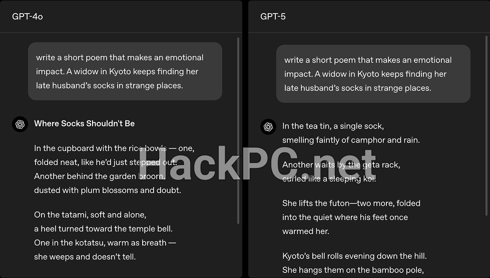 Difference Between ChatGPT-5 and ChatGPT-4o Models