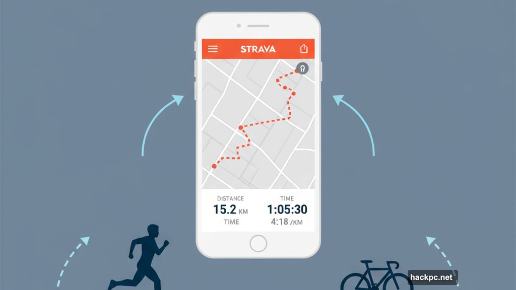 Strava tracks every run and ride with GPS-powered tracking