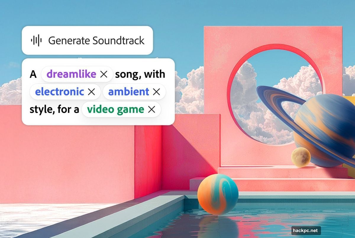 Generate Speech creates voiceovers without recording studios or expensive equipment