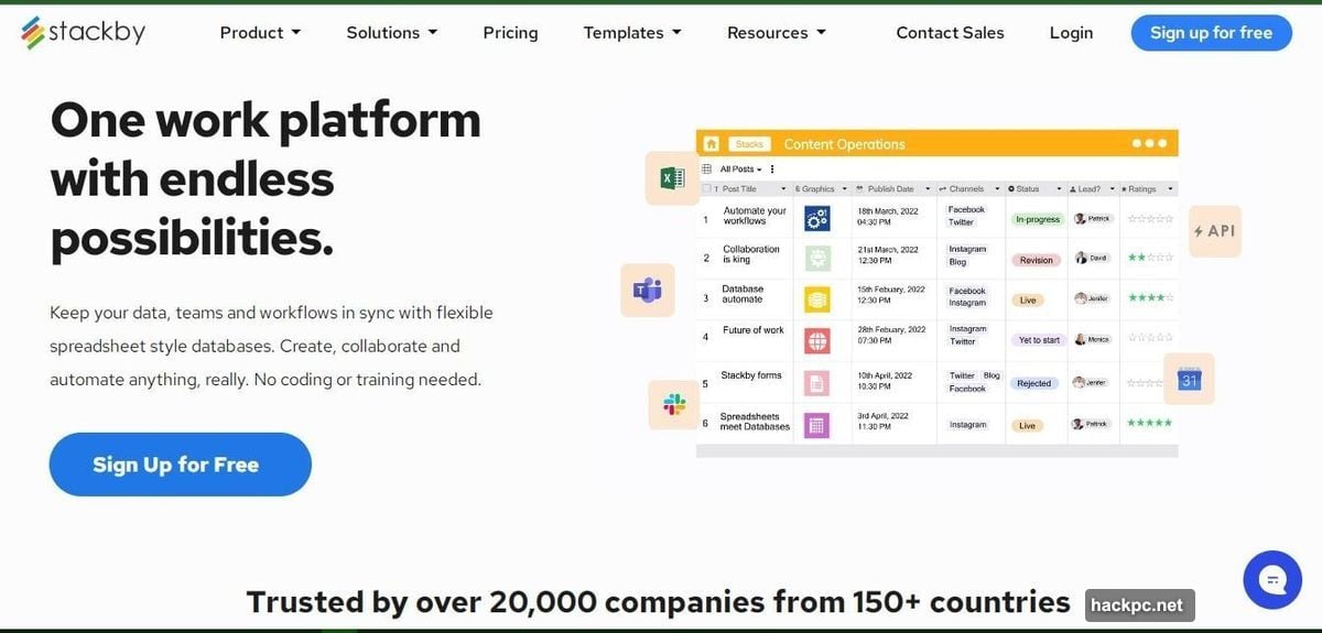 Rows automatically collects qualified leads including email addresses and contact details