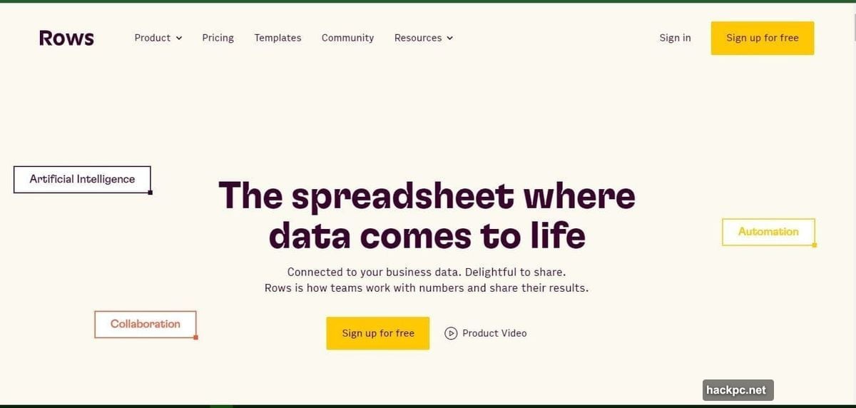 Stackby offers 25 plus column types and 40 plus API connectors