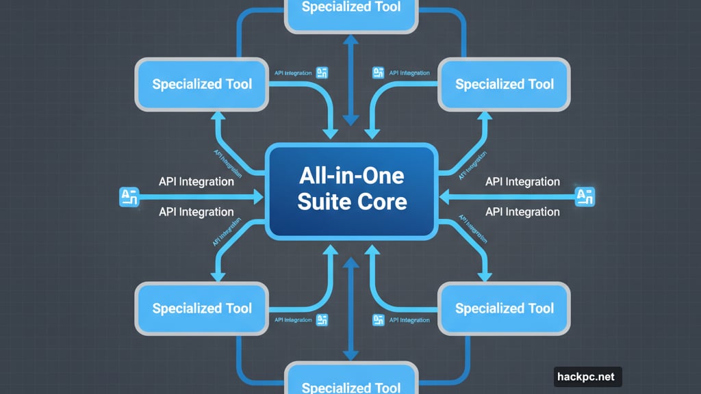 Robust APIs and integration options with third-party specialized tools