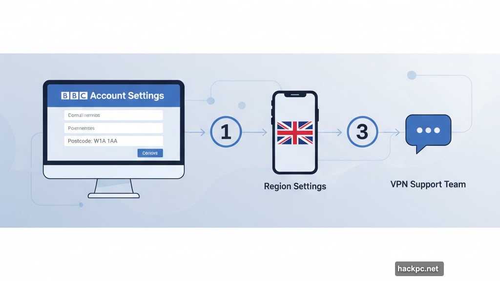Three quick fixes when VPNs act weird with BBC