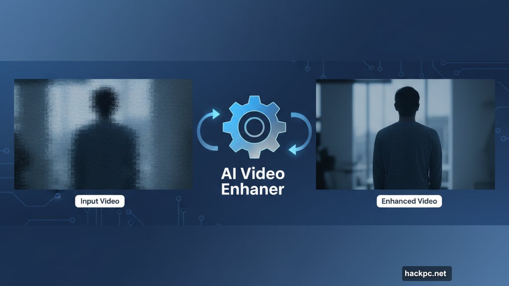 AI Video Enhancer rescues blurry low-resolution footage by restoring detail