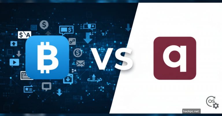 BitTorrent versus qBittorrent split-screen comparison with logos and VS text