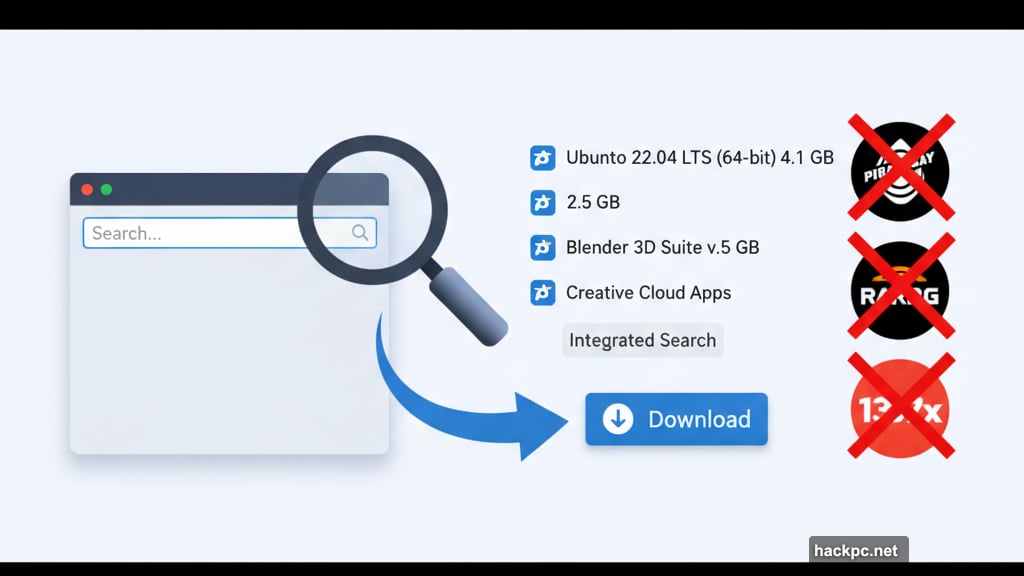 Integrated search engine saves time hunting through multiple torrent sites