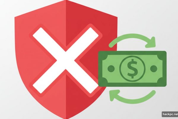 ExpressVPN logo with cancel button and refund money symbol