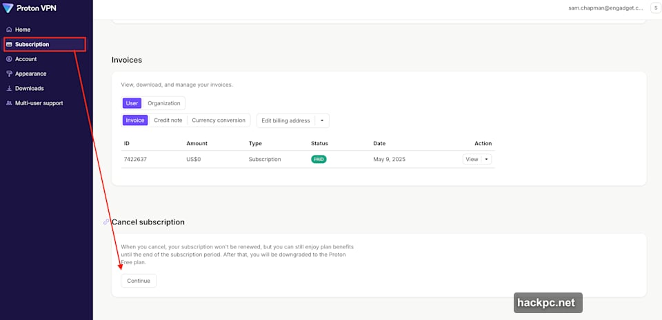 Downgrading from Proton Unlimited to VPN-only subscription gets complicated
