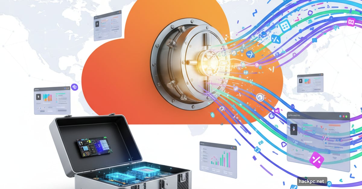 Cloudflare logo with open padlock releasing VibeSDK coding tools globally