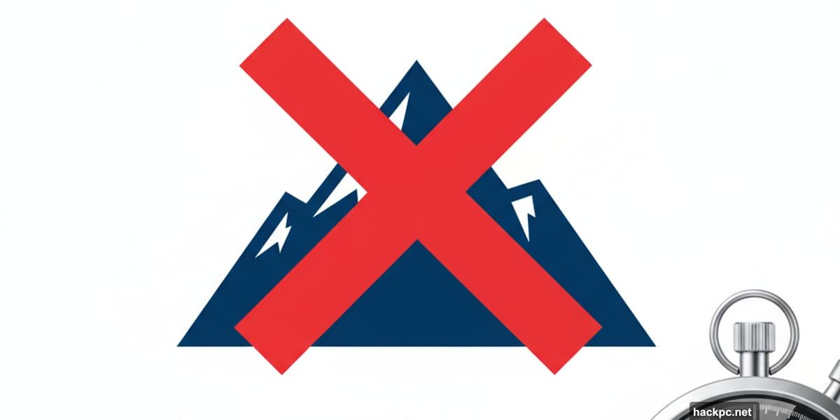 Paramount Plus logo with red cancel symbol and stopwatch showing 60 seconds