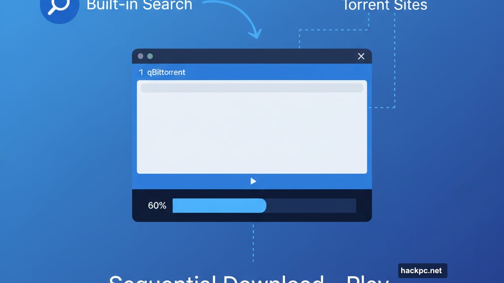 qBittorrent strips out everything except essential torrent features