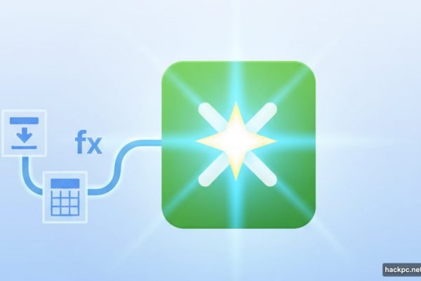 Google Sheets logo with Gemini AI star handling multiple spreadsheet tasks simultaneously
