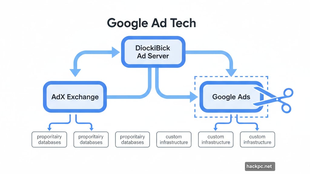 Justice Department wants Google to sell AdX exchange and open source DoubleClick
