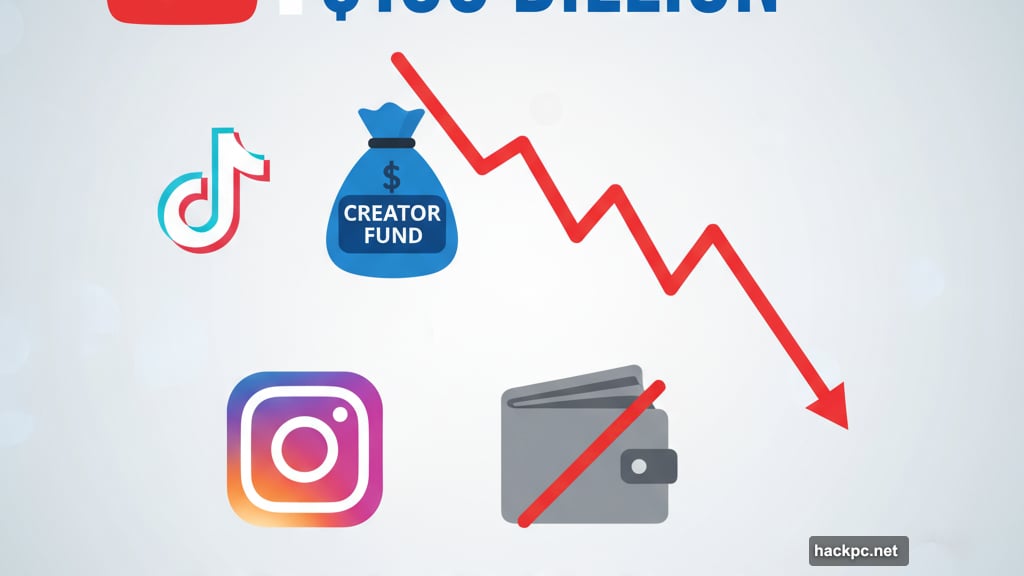 YouTube paid creators billions while Instagram ended bonus program