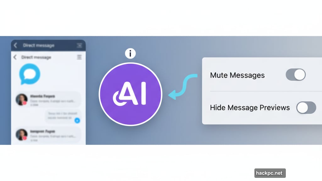 Mute Meta AI in Instagram direct messages permanently