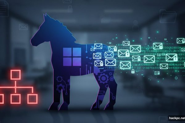Microsoft Copilot as trojan horse leaking corporate emails through diagram