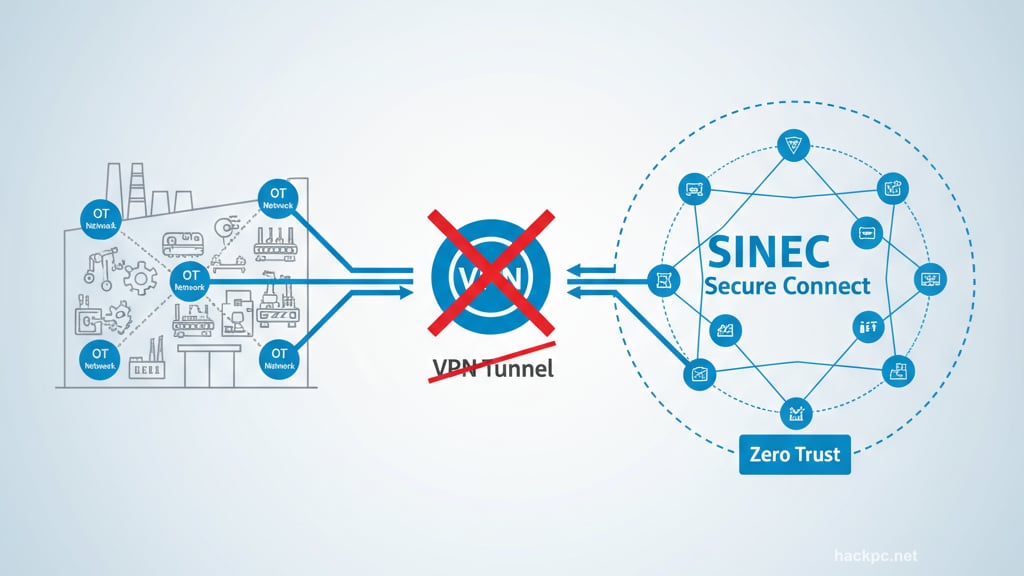 SINEC Secure Connect brings zero trust security ditching VPNs entirely