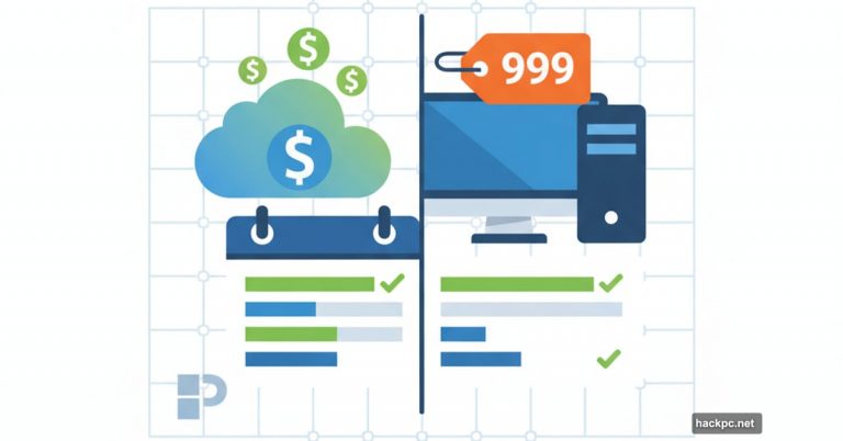 Project management software comparison calendar split between cloud subscription and local purchase