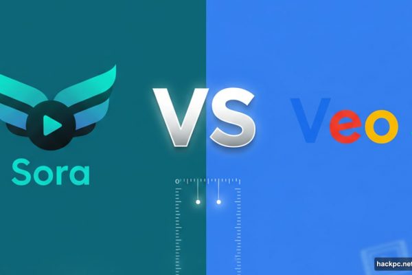 Sora versus Veo 3 AI video tools comparison with measurement scale