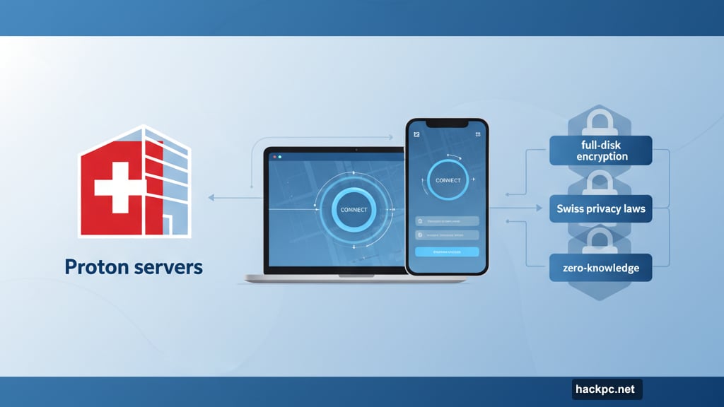 Proton VPN combines Swiss privacy laws with full-disk encryption