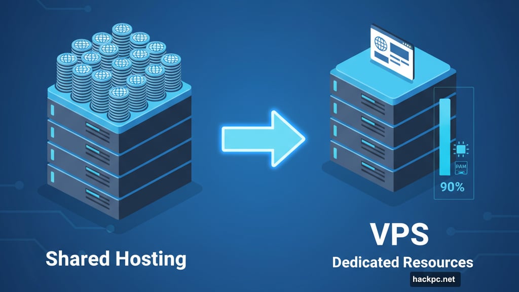 VPS hosting provides dedicated resources without shared hosting limitations