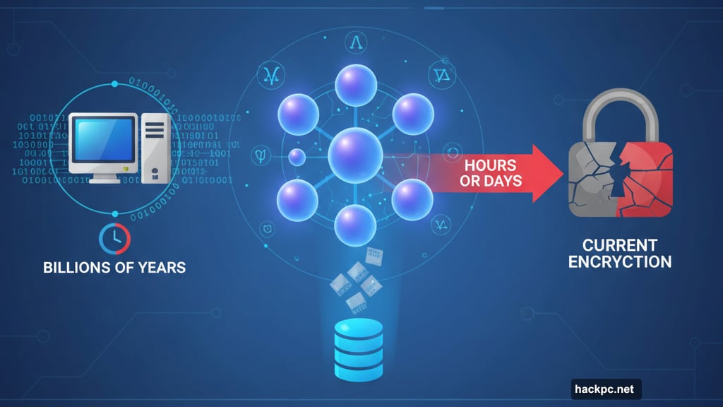 Quantum computers can crack today's standard encryption exponentially faster
