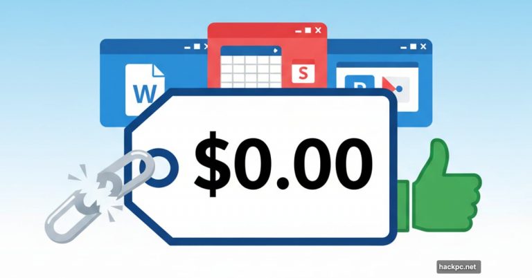WPS Office free software showing zero dollar price tag and office applications