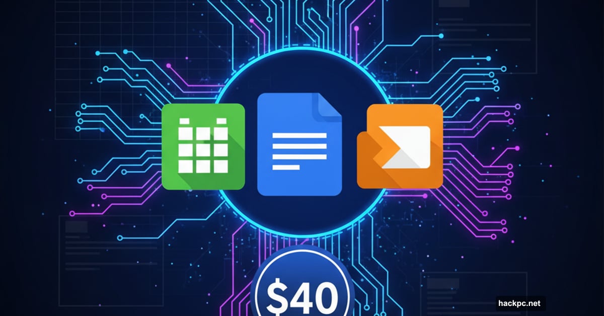 Google Workspace apps enhanced by AI technology with lifetime access pricing