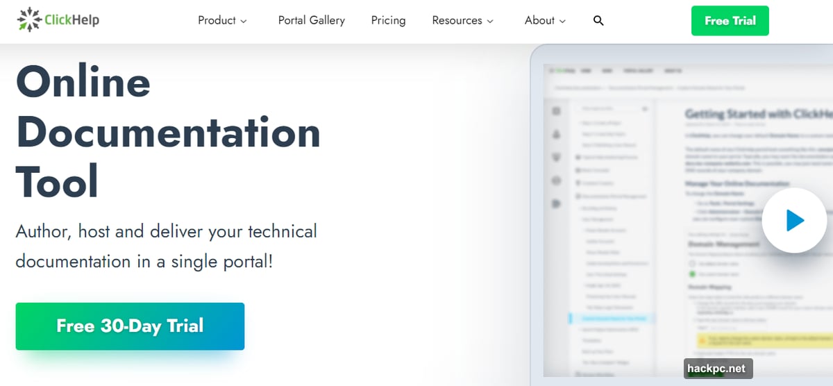 clickhelp documentation tool