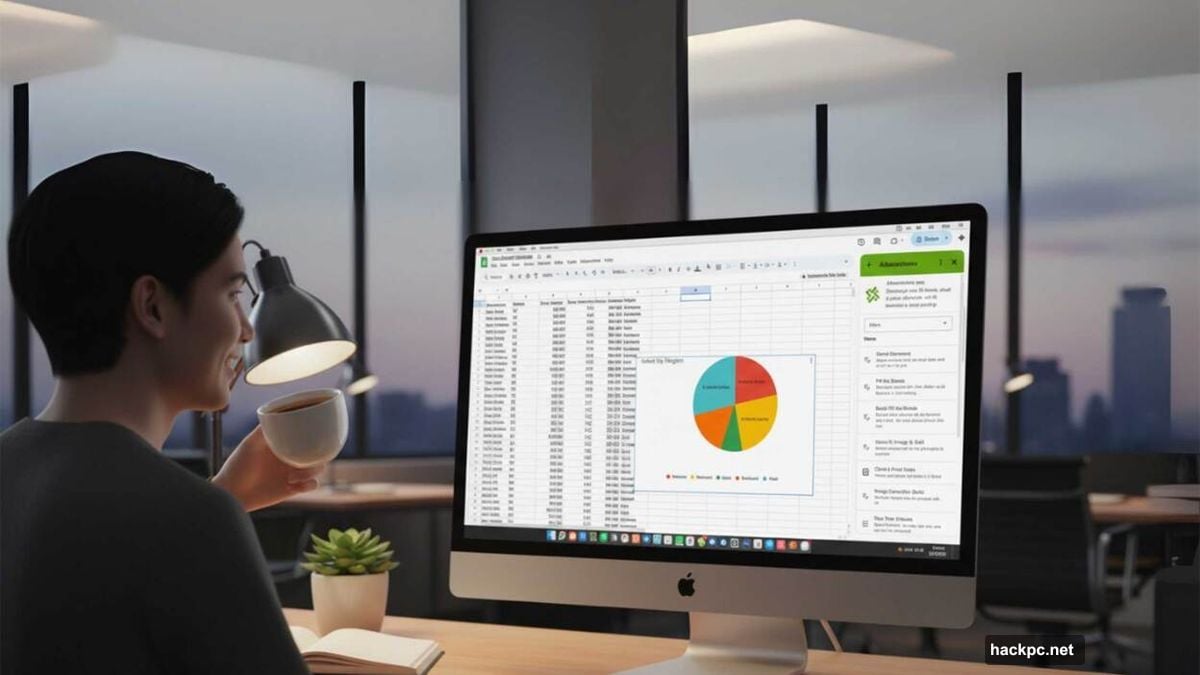 AI models process thousands of spreadsheet rows with plain English commands
