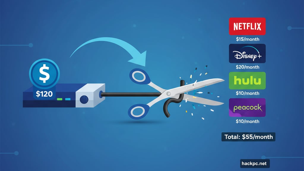 Streaming costs nearly as much as the cord you cut