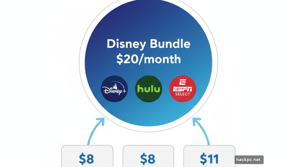 Disney Plus Hulu and ESPN Select with ads runs twenty monthly