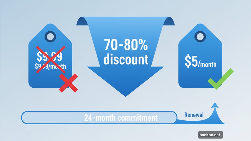 VPN providers slash prices 70-80 percent for multi-year commitments