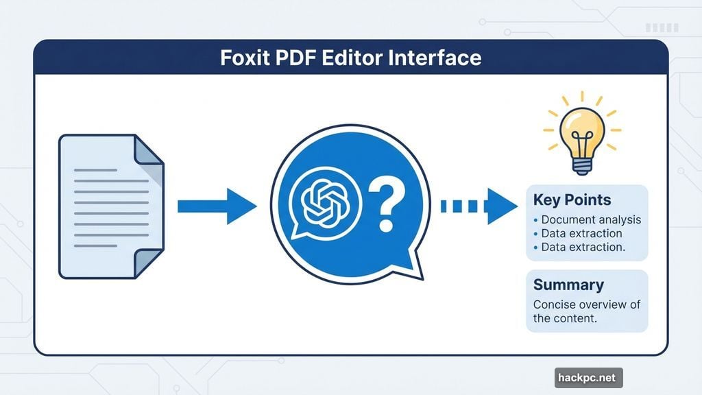 Foxit integrates ChatGPT directly into interface for document questions