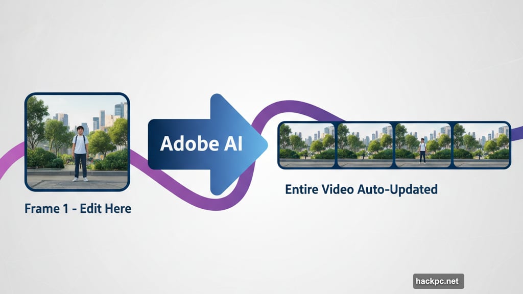 Project Frame Forward edits entire videos by changing one frame