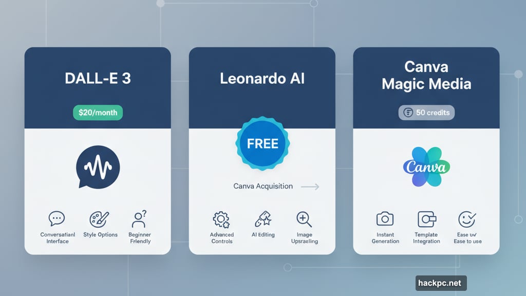 Different AI image generators excel at different creative tasks