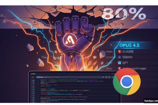 Anthropic Opus 4.5 breaking through 80% benchmark ceiling with Chrome integration