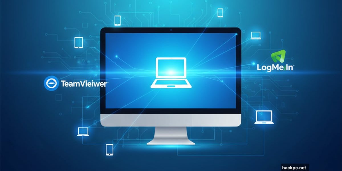 Desktop monitor remotely connecting to multiple devices through digital network