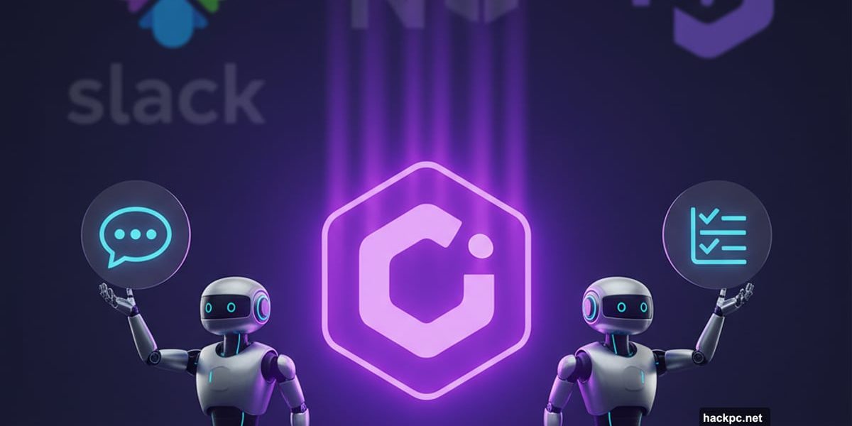 ClickUp with dual AI assistants competing against Slack and Notion