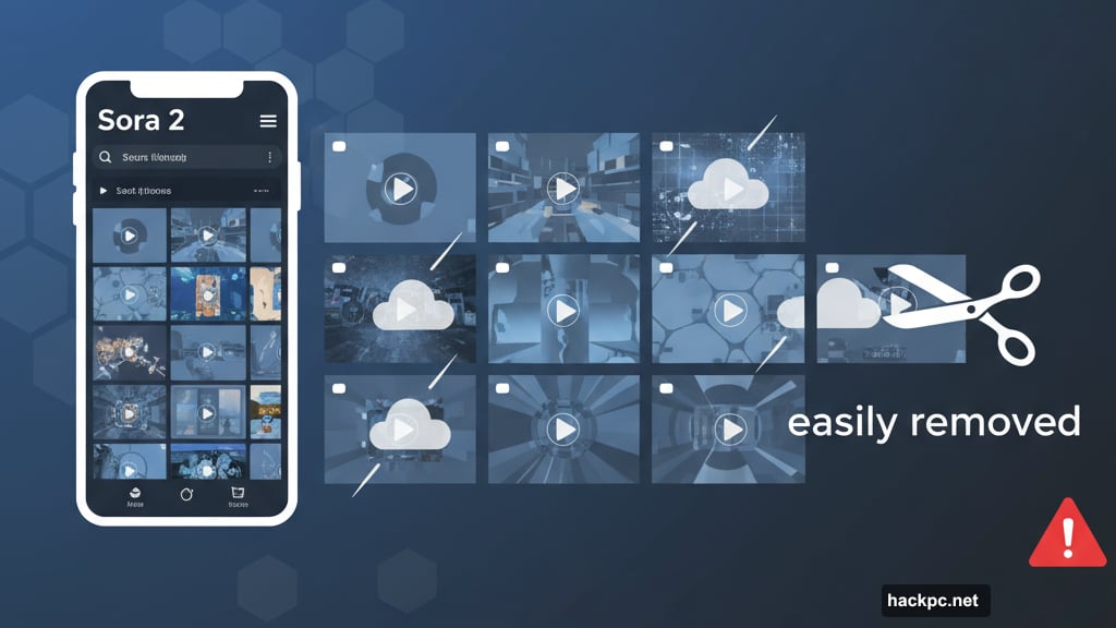 Sora watermarks provide visual indicators but can be cropped out