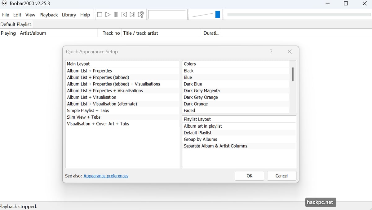 Format support and gapless playback for live albums and DJ mixes