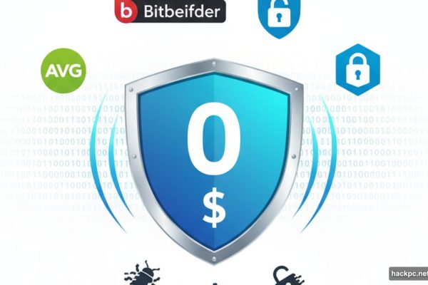 Large protective shield with zero dollar sign blocking malware symbols