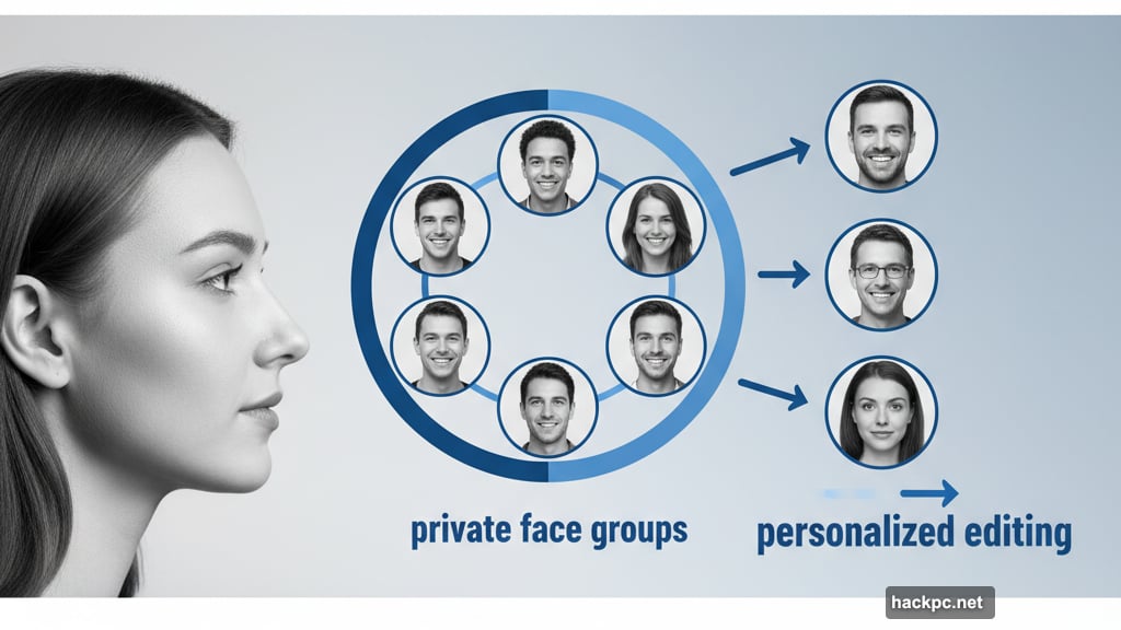 AI references private face groups to make natural edits