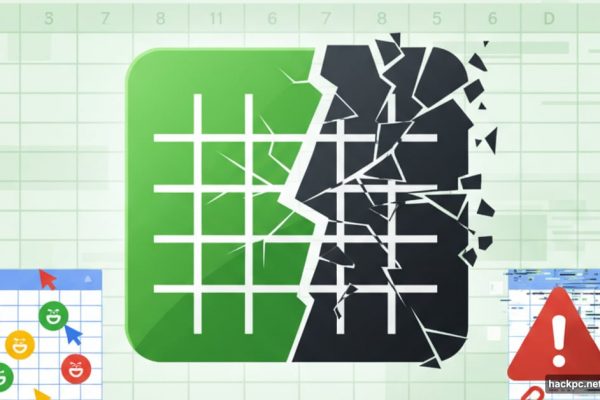 Google Sheets logo split showing working versus struggling performance