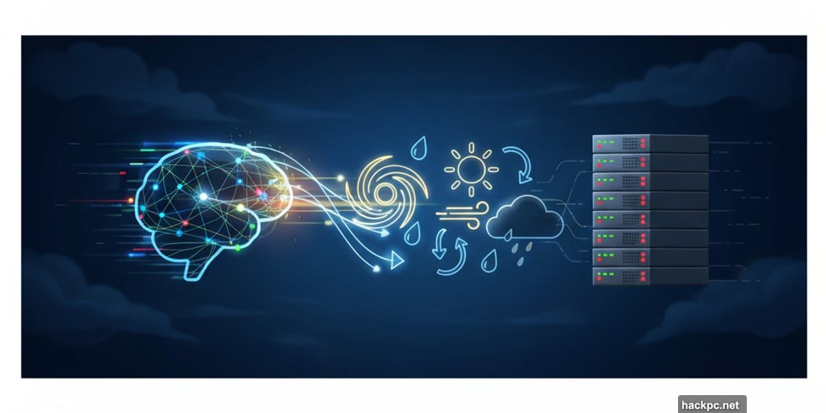 Google AI brain defeating traditional supercomputer at weather forecasting