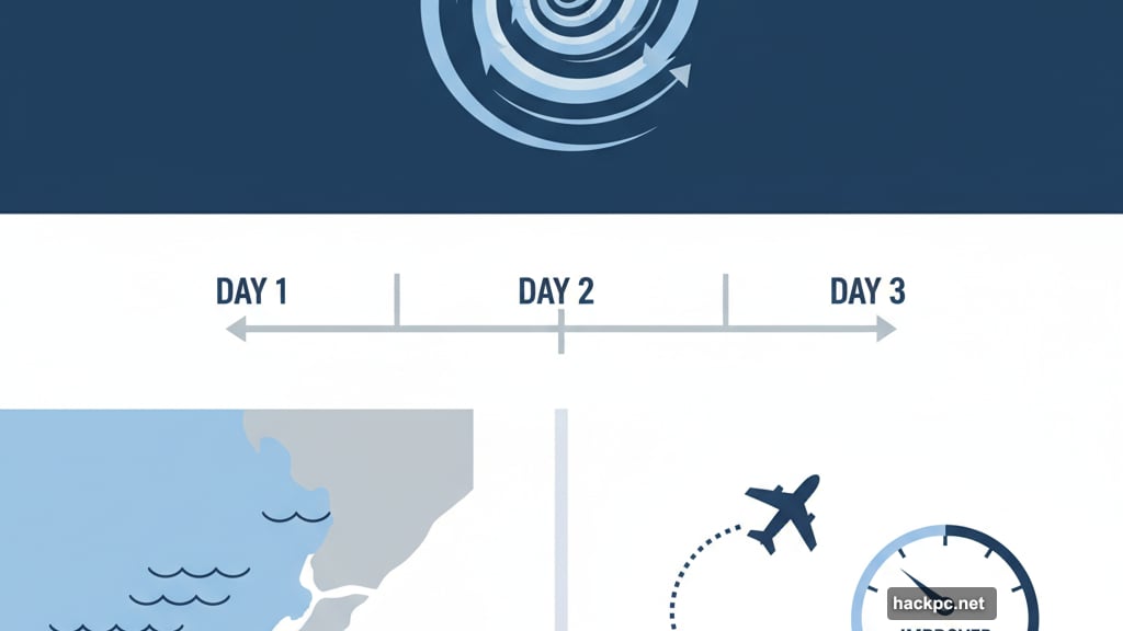 Hurricane tracking predicts storm paths three days out for evacuations