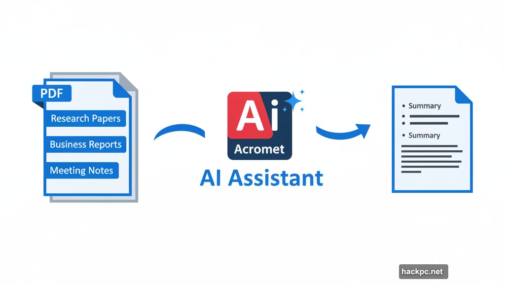 Adobe Acrobat AI Assistant generates instant summaries from lengthy PDFs