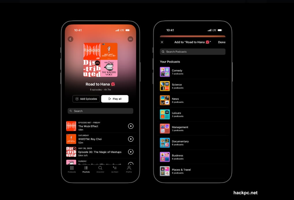 Pocket Casts Smart Playlists automatically organize episodes based on rules