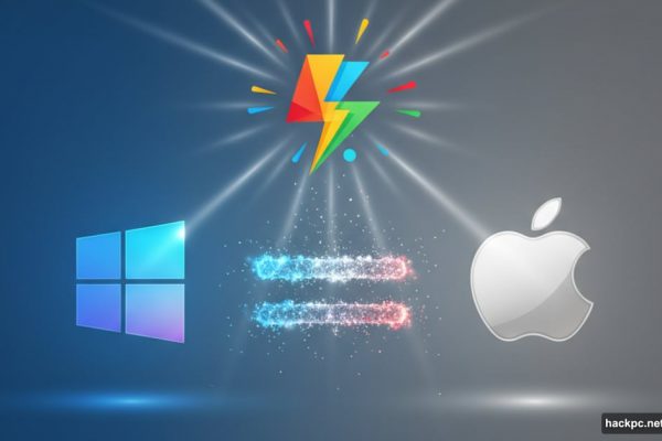 Raycast logo bridging Windows and Mac platforms showing cross-platform availability